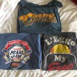 PACK OF THREE GRAPHIC TEES
